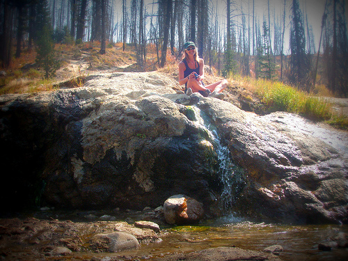 One of the sources at Molly's Tubs