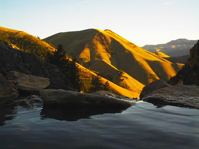 Hot Springs in East-Central Idaho